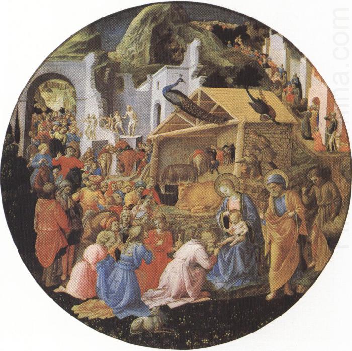Sandro Botticelli filippo lippi,Adoration of the Magi (mk36) china oil painting image